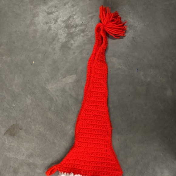 VINTAGE Knit Loopy Santa Stocking 1970’s - Picture 4 of 9